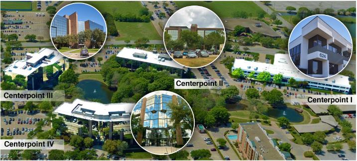 Centerpoint Office complex aerial map
